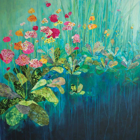 Blank art notecard pack by Anna Perlin, Primula