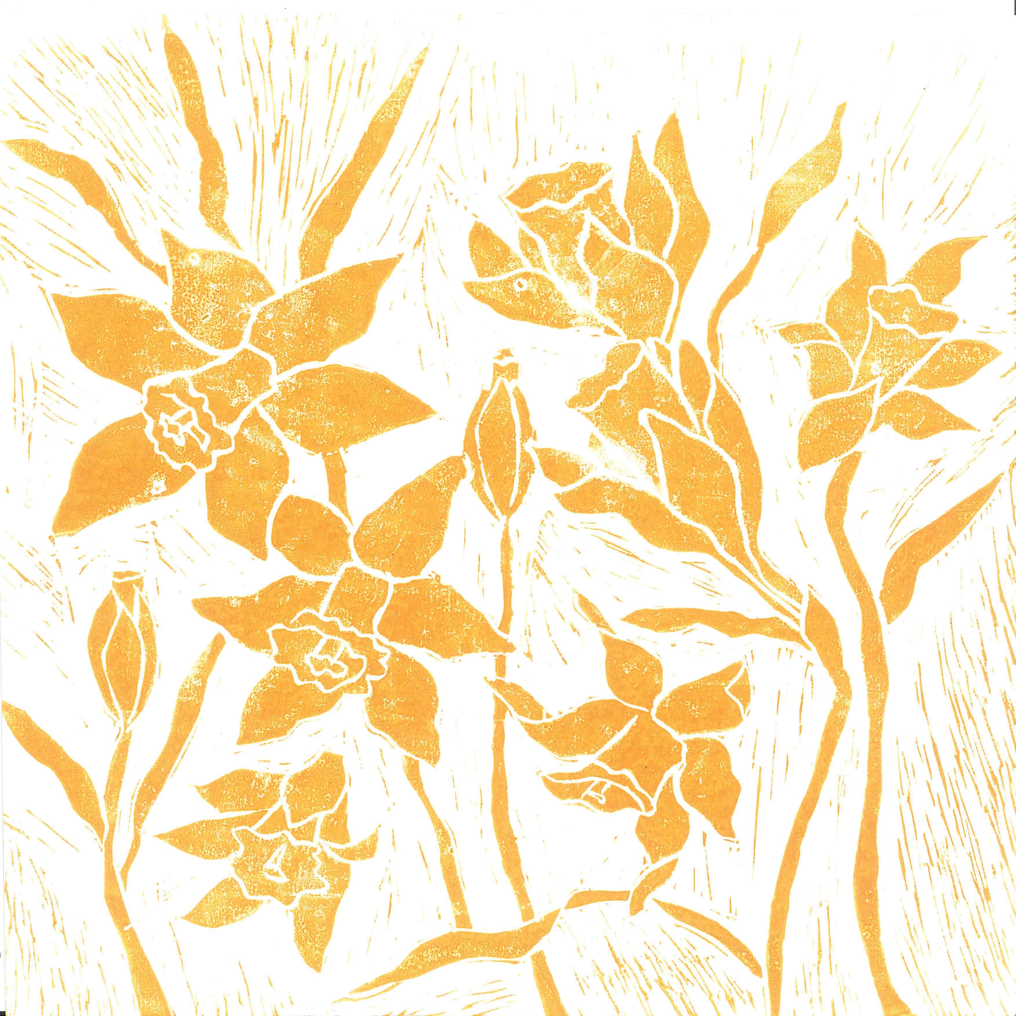 Spring Daffodils - Charity Card